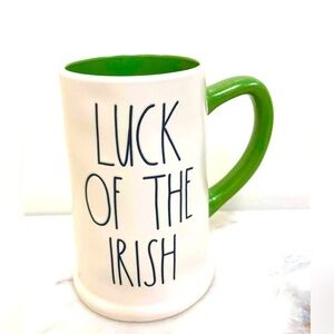NEW Rae Dunn Luck Of The Irish Beer Stein Mug St Patrick’s 🍀
